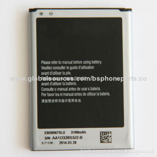 100% Tested Li-ion Battery for Samsung Galaxy Note 2, N7100, Good Quality with Good Warranty
